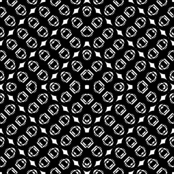 Design Seamless Monochrome Pattern Abstract Diamond Background Vector Art — Stock Vector