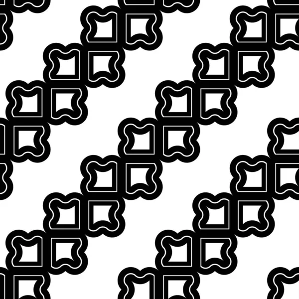 Diseña Patrón Zigzag Sin Costuras Fondo Rejilla Monocromo Abstracto Arte — Vector de stock