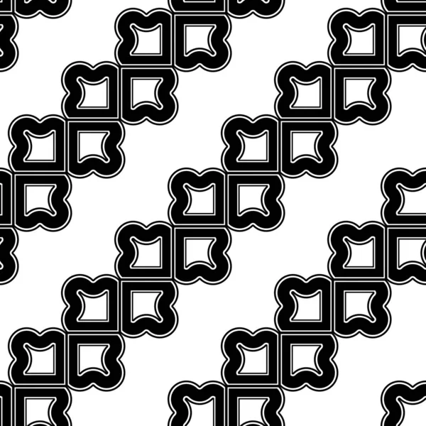 Diseña Patrón Zigzag Sin Costuras Fondo Rejilla Monocromo Abstracto Arte — Vector de stock