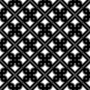 Dekoratif desenli tasarım. Soyut monokrom rendeleme arka planı. Vektör sanatı