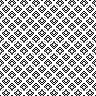 Kusursuz zikzak deseni tasarla. Soyut monokrom dantelli arka plan. Vektör sanatı