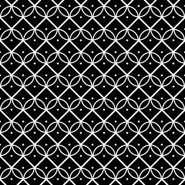 Modèle Zigzag Sans Couture Conception Fond Dentelle Monochrome Abstrait Art — Image vectorielle