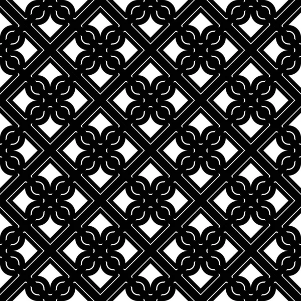 Dekoratif desenli tasarım. Soyut monokrom rendeleme arka planı. Vektör sanatı