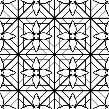 Kusursuz tek renkli ızgara deseni tasarla. Soyut dekoratif arka plan. Vektör sanatı