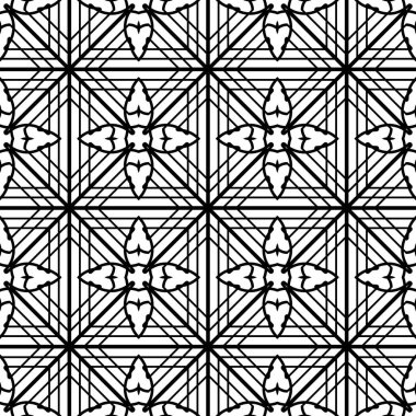 Kusursuz tek renkli ızgara deseni tasarla. Soyut dekoratif arka plan. Vektör sanatı