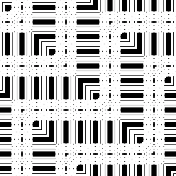 Ontwerp Naadloos Zigzagpatroon Abstracte Monochrome Kanten Achtergrond Vectorkunst — Stockvector
