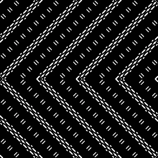 Modèle Zigzag Sans Couture Conception Résumé Fond Rayé Monochrome Art — Image vectorielle