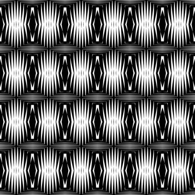 Kusursuz tek renkli geometrik desen tasarla. Soyut çizgili arka plan. Vektör sanatı