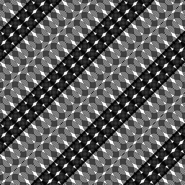 Kusursuz el sallama deseni tasarla. Soyut tek renkli zikzak arkaplanı. Vektör sanatı