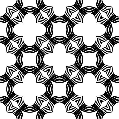 Kusursuz ızgara deseni tasarla. Soyut tek renkli arkaplan. Vektör sanatı