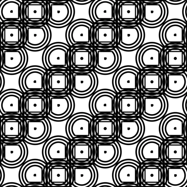 Entwerfen Sie Ein Nahtloses Monochromes Gitter Zickzack Muster Abstrakter Hintergrund — Stockvektor