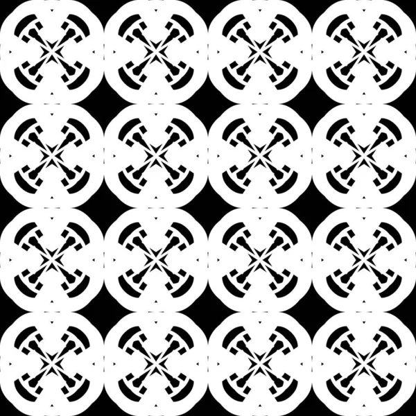 Design Seamless Grating Pattern Abstract Monochrome Geometric Background Vector Art — Stock Vector