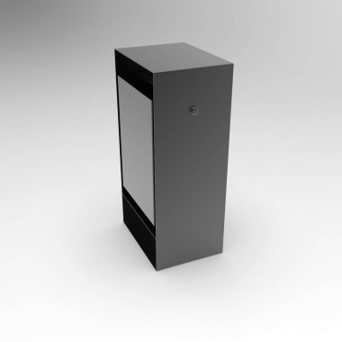 Mekanik kare vazo v4 'ün 3d resmi