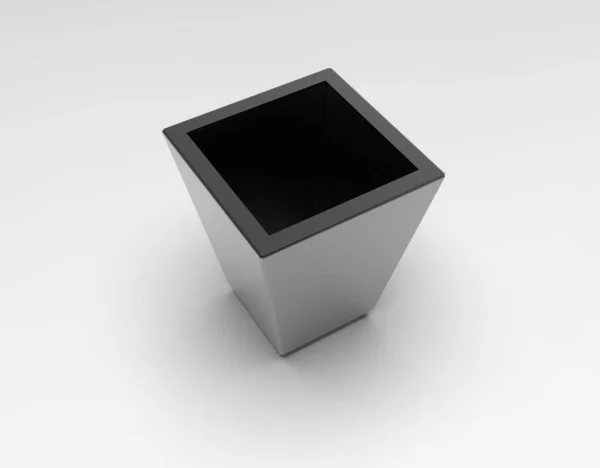 3d imagen de maceta truncada cono v3 — Foto de Stock