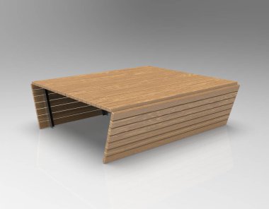 Bench Colwyn Körfezi 7 v1 'in 3D görüntüsü