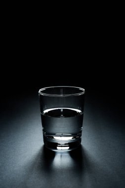 yarısı dolu cam