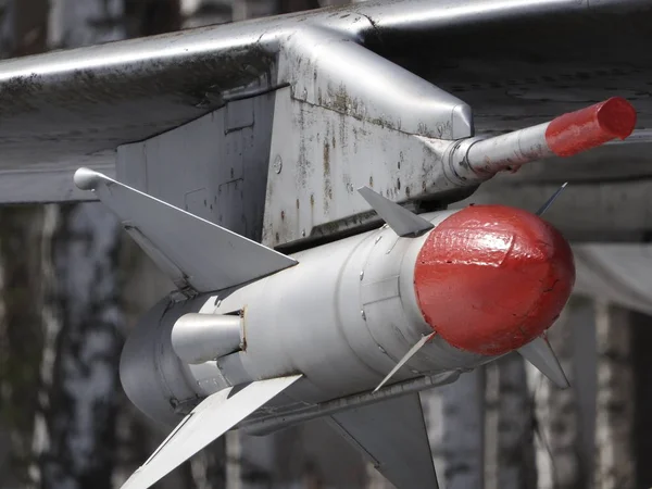 Close-up de fragmentos e detalhes da aeronave antiga . — Fotografia de Stock