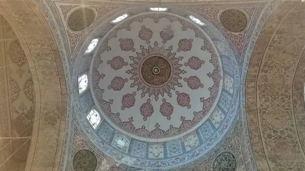 Kék mecset, Sultanahmet Camii, részlet, Isztambul, Törökország. — Stock Fotó