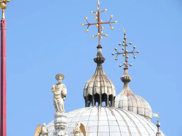 Praça San Marco com Campanile e Basílica de San Marco. A praça principal da cidade velha. Veneza, Veneto Itália — Fotografia de Stock