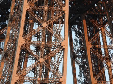 Eyfel Kulesi Paris, Fransa'da yapısı görünümünü kapat