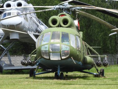 Monino, Moscow Region, Rusya Federasyonu - 04.08.2018: Müze Monino Rusya'da askeri uçak.