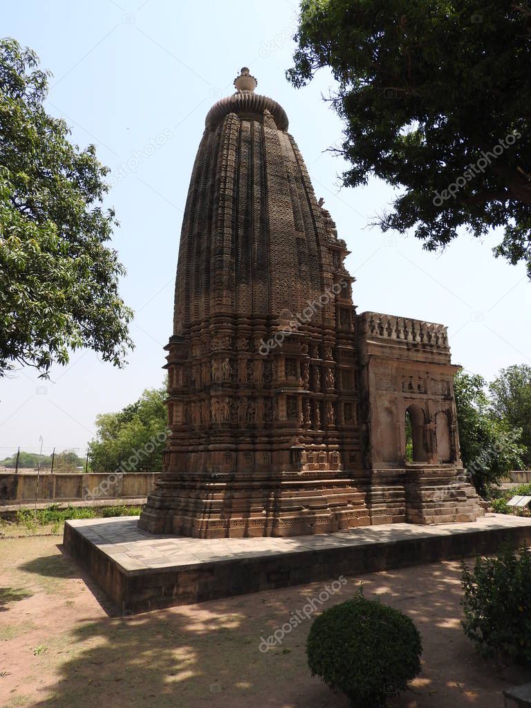 Parsvanath, Adinath, Shanti Nath, Eastern group of temples, Khajuraho, Madhya Pradesh, India, known eroticheskim design of the Kama Sutra, UNESCO world heritage site
