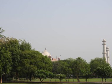 Yakın çekim ayrıntılı Taj Mahal, ünlü tarihi UNESCO tarafından aşk anıt, Hindistan, Agra, Uttar Pradesh en büyük beyaz mermer mezar.