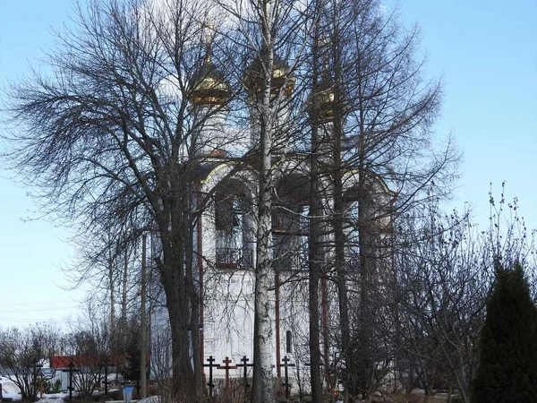Nikolsky 수도원은 페-Zalessky, 러시아에서 러시아 정교 수도원입니다. 러시아의 황금 반지. — 스톡 사진