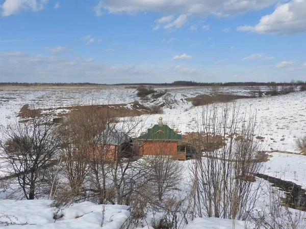 Natura e oggetti russi a Pereslavl Zalessky, regione di Jaroslavl . — Foto Stock