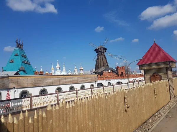 Bella vista del Cremlino a Izmailovo, Mosca, Russia. — Foto Stock