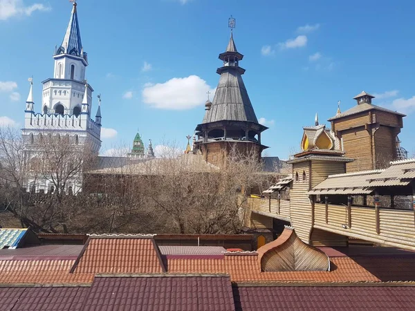 Вид на Кремль в Измайлово, Москва, Россия. — стоковое фото