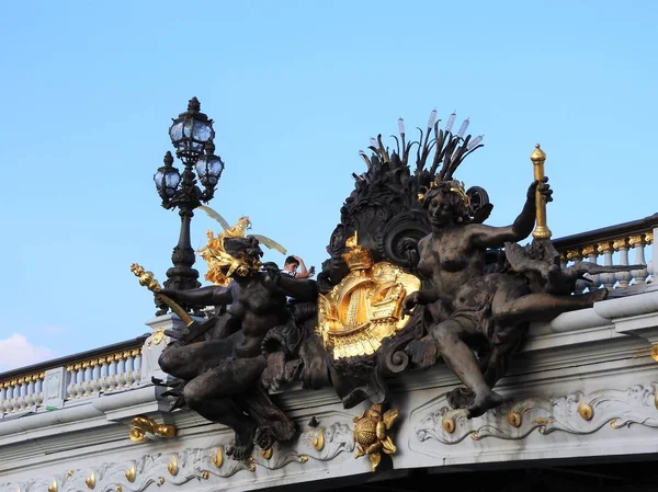 Pont Alexandre III sur la Seine à Paris, France . — Photo