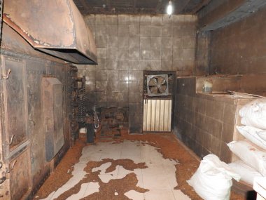 Çay işleme üretim bırakır. Sri Lanka.