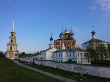 Ryazan Kremlin, Rusya'nın altın yüzük görünümünü.