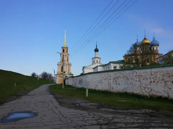 Vista del Kremlin de Ryazan, el Anillo de Oro de Rusia . — Foto de Stock