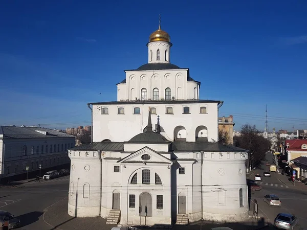 Gerbang Emas Vladimir dibangun antara 1158 dan 1164, Rusia di Cincin Emas Rusia . — Stok Foto