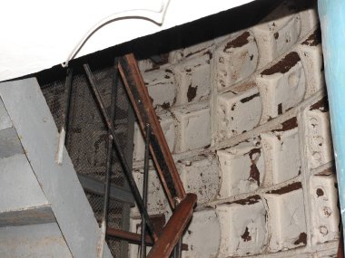 Underground Soviet bunker in its original form, Moscow, Russia.