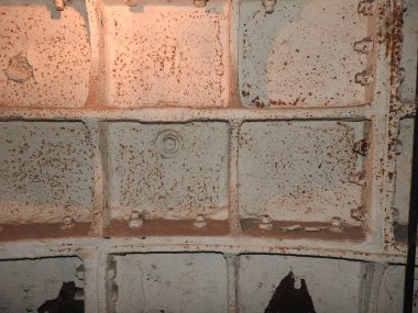 Underground Soviet bunker in its original form, Moscow, Russia.