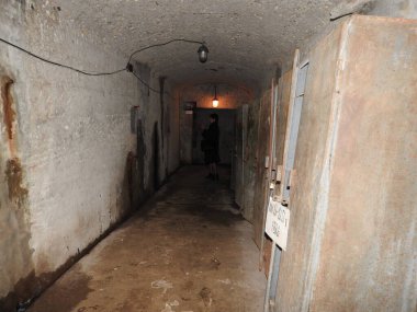 Underground Soviet bunker in its original form, Moscow, Russia.