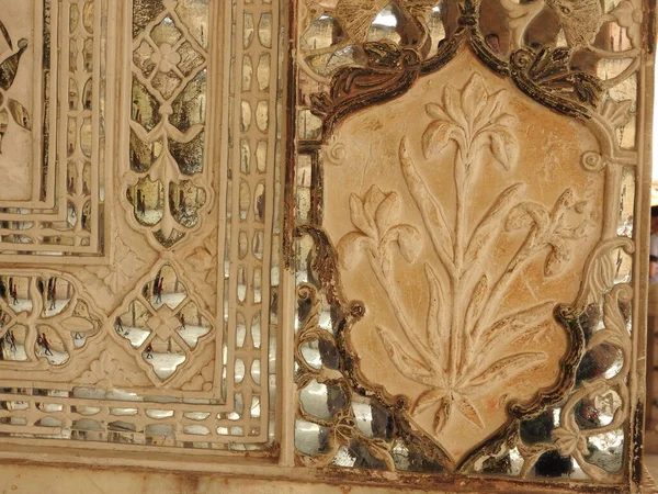 Close Wasp Nest Hanging Ceiling Building Outdoors Amber Fort Jaipur — Stock Photo, Image