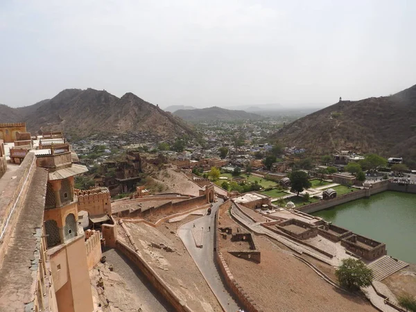 Beautifoul Amber Fort Jaipur City India Rajasthan — Stock Photo, Image