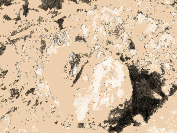 岩塩の抽象的な結晶をクローズアップ 塩形成の滑らかなカット テクスチャ芸術的な描画 炭ダッシュパステルスタイル — ストック写真