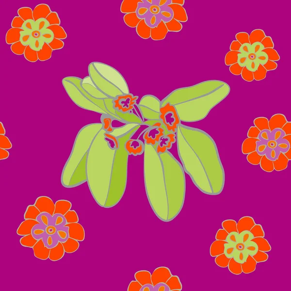 Вибрация фиолетового цветочного покрова — стоковый вектор