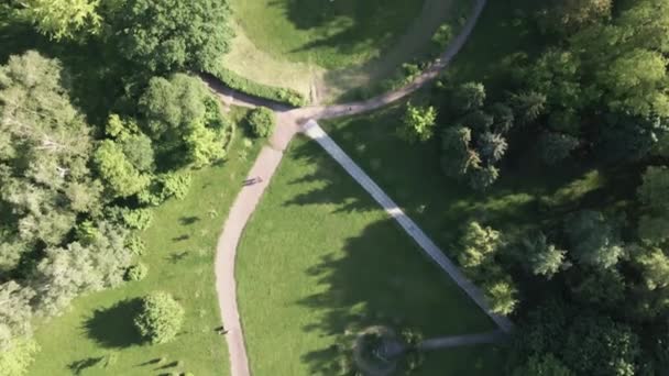 Kyiv, Ukraine: Babi Yar. Memorial mass murder of Jews. Aerial view — Stock Video