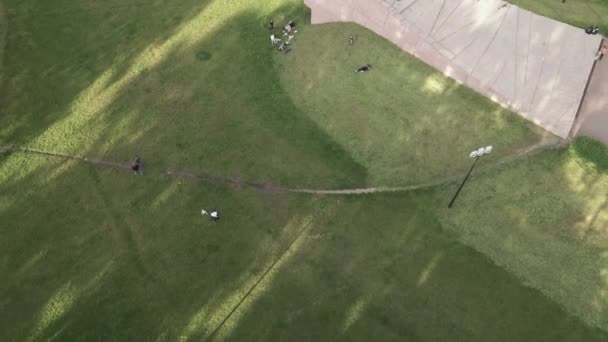 Kiev, Ucrania: Babi Yar. Asesinato en masa de judíos. Vista aérea — Vídeos de Stock