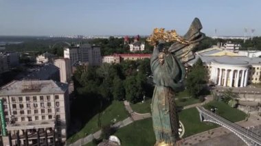 Kyiv. Ukrayna: Independence Meydanı, Meydan. Hava görünümü