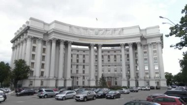 Kyiv. Ukrayna: Ukrayna Dışişleri Bakanlığı. Hava görünümü.
