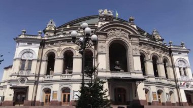 Kyiv. Ukrayna: Ukrayna Ulusal Operası. Hava görünümü