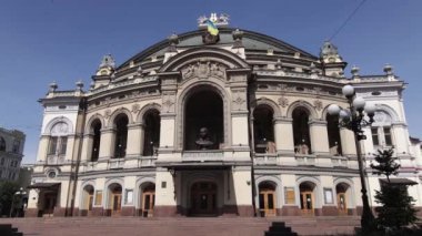 Kyiv. Ukrayna: Ukrayna Ulusal Operası. Hava görünümü