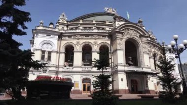 Kyiv. Ukrayna: Ukrayna Ulusal Operası. Hava görünümü
